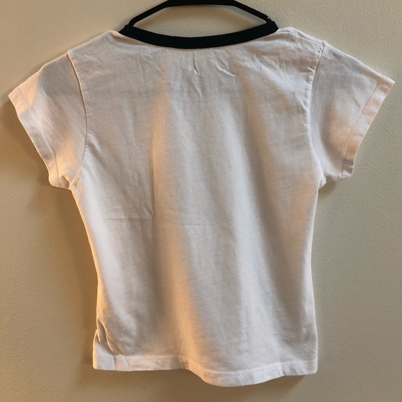 NWOT white and blue Pacsun top - Picture 4 of 4